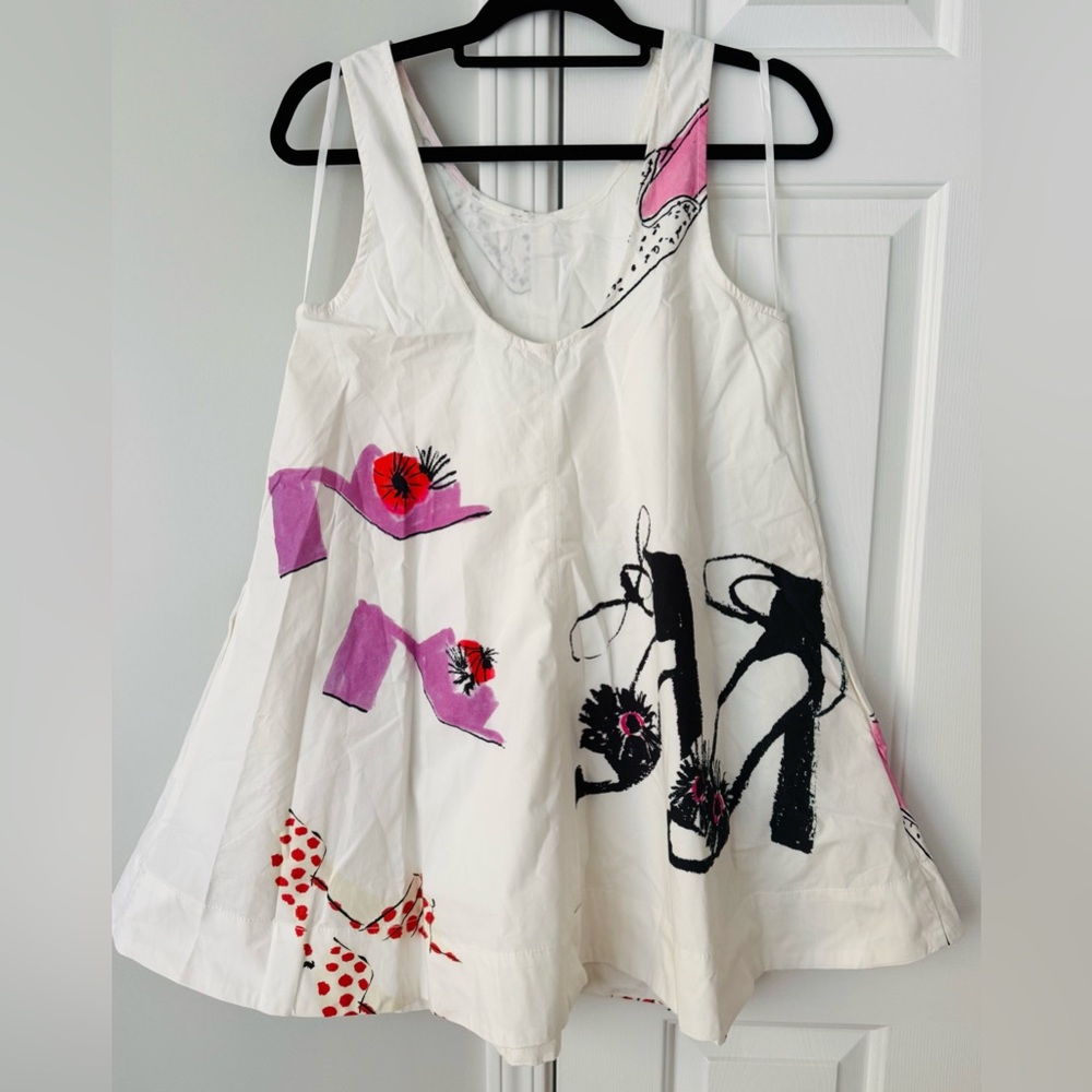 Anthropologie shoe White Mini Dress - Picture 11 of 12